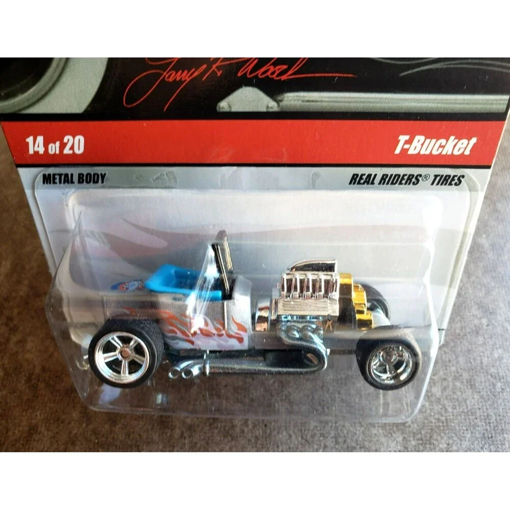 2009 Hot Wheel T-BUCKET Metalflake Silver LARRY'S GARAGE SERIES 14/20 1:64 RR5SP